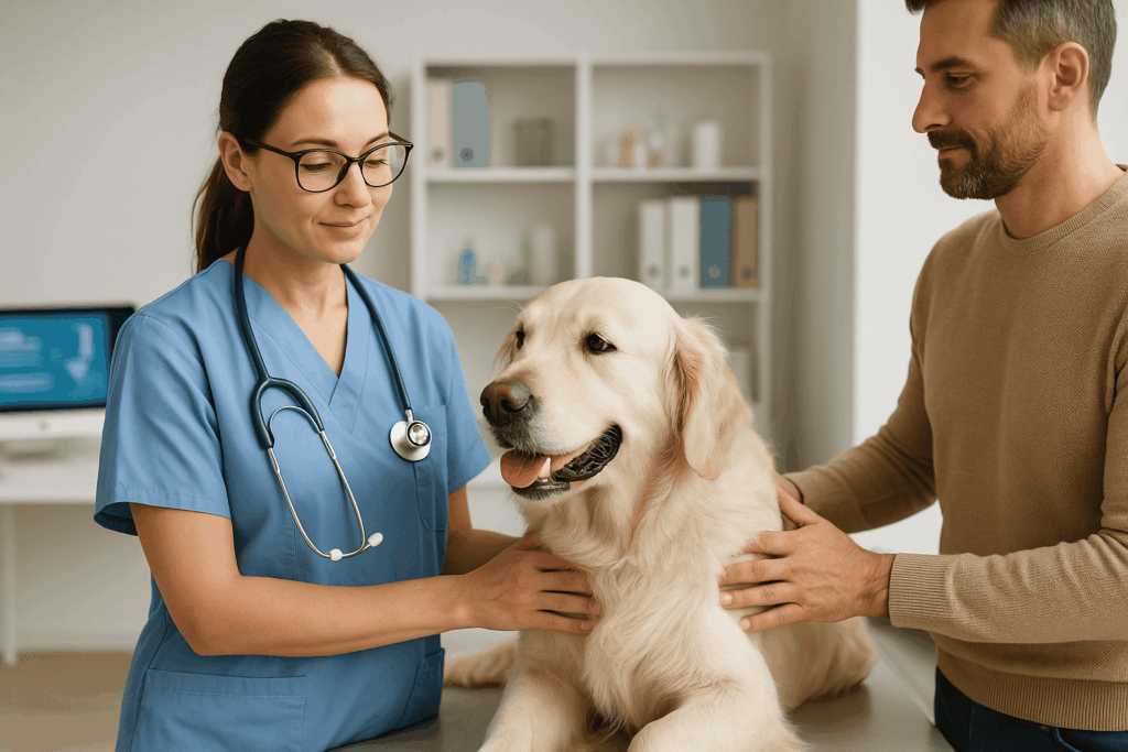 Собака на приёме у ветеринара — диагностика МКБ