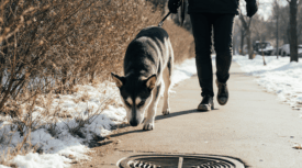 Защита собак от клещей зимой: почему обработка необходима круглый год