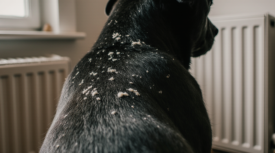 Перхоть у собаки зимой: причины и лечение