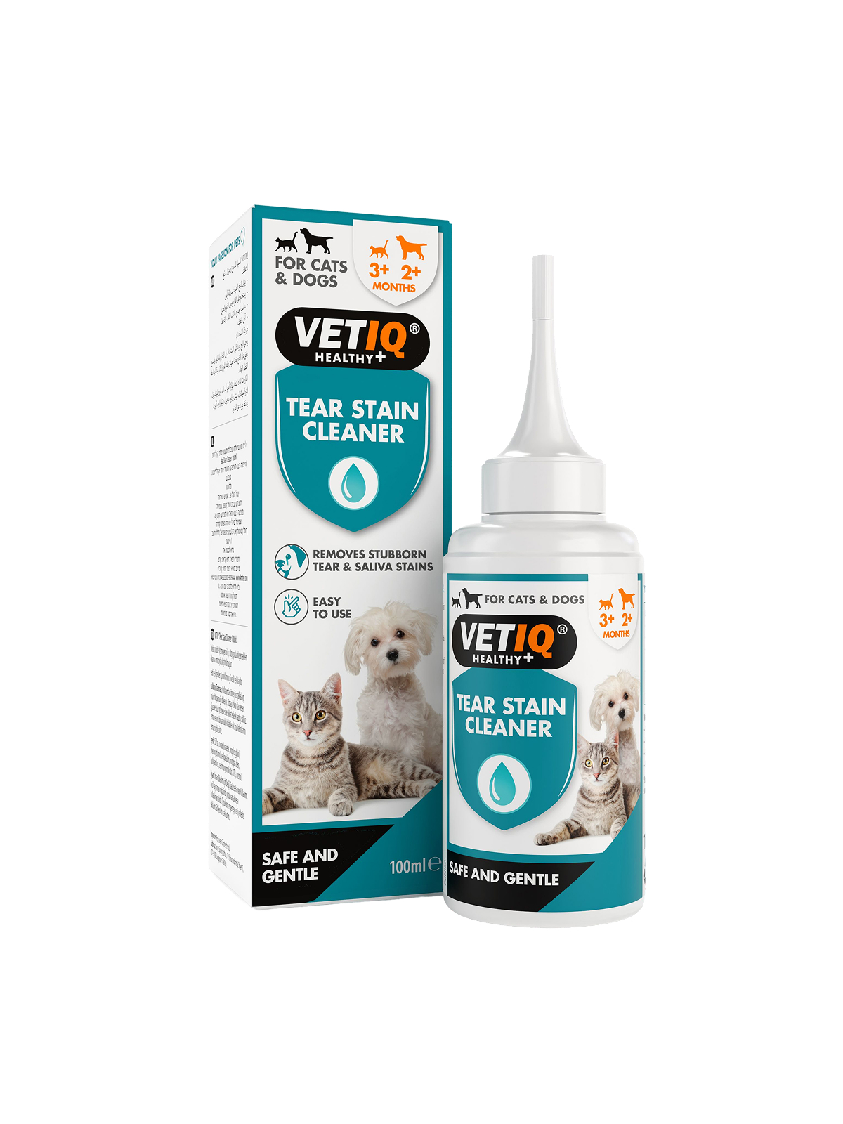 Средство для удаления слёзных пятен у кошек и собак VETIQ Tear Stain Cleaner 100 мл.